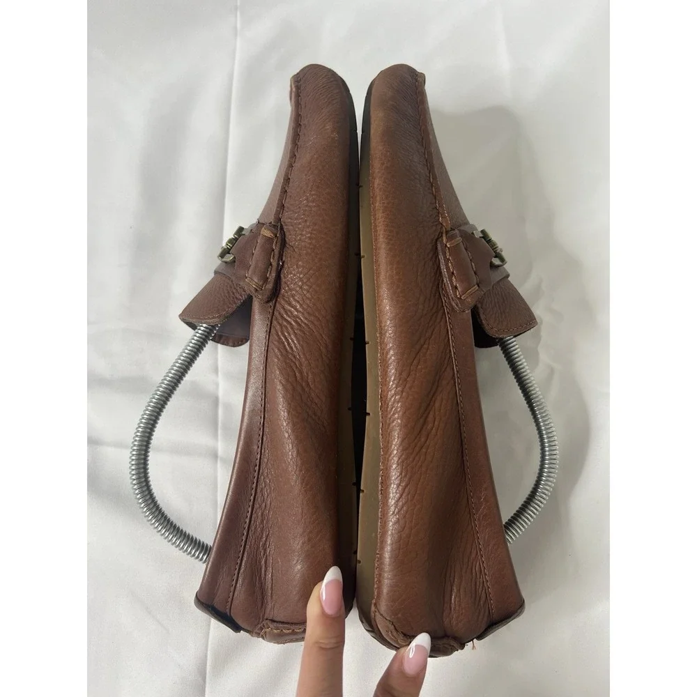 Cole Haan Somerset Horse Bit Brown Leather Dress Loafers Casual Formal Shoes 10M